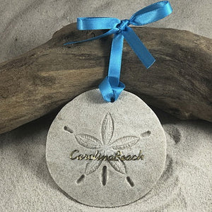 Carolina Beach Sand Dollar Sand Ornament