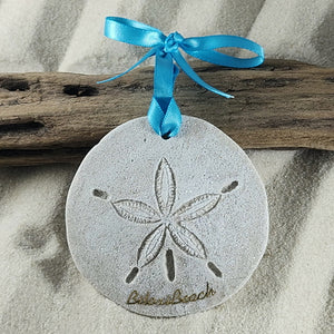 Biloxi Beach Sand Dollar Sand Ornament