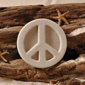 Peace Sign Sand Magnet (114)