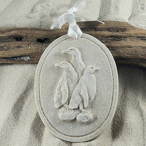 Penguins at the Zoo Sand Ornament (#139)