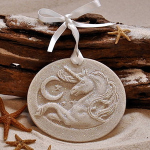 Unicorn under the Moon Sand Ornament (#181)