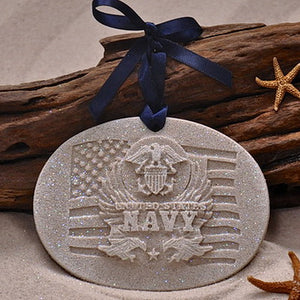 U.S. Navy Sand Ornament (#185)