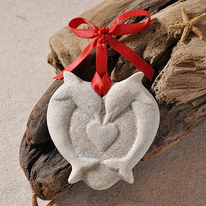 Dolphin Heart Sand Ornament (#206 H)
