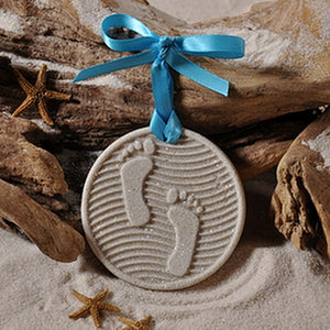 Footprints in the Sand Ornament (#216)