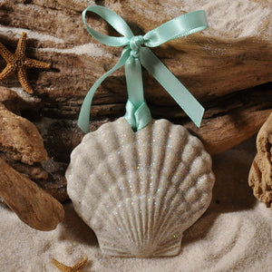 Scallop Shell Sand Ornament (#231)