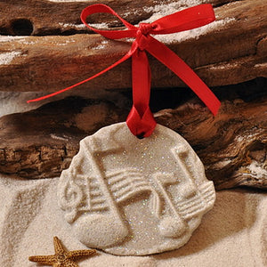 Whimsical Musical Notes Sand Ornament