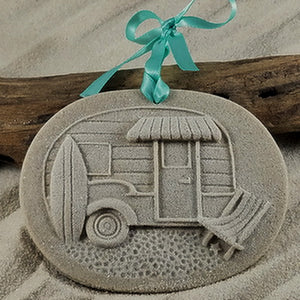 Beach  Camper Sand Ornament (#280)