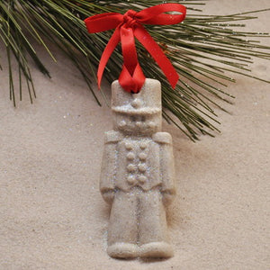 Nutcracker Toy Soldier Sand Ornament (#303)