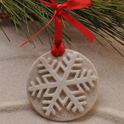 Snowflake Sand Ornament (#307) - The Sand Store - By Creative Artworks