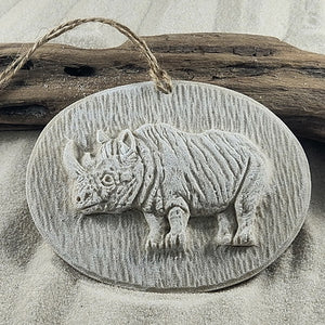 Rhinoceros Sand Ornament (#330)