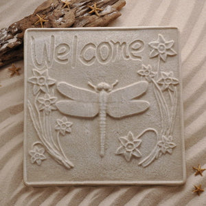 Dragonfly Welcome Beach Plaque