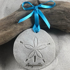 Anguilla sand dollar ornament souvenir  by the Sand Store