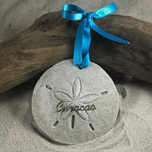 Curacao Sand Dollar Sand Ornament