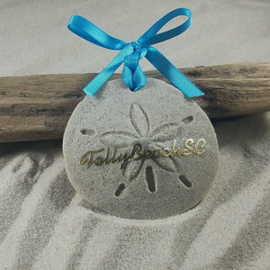 Folly Beach Sand Dollar Sand Ornament