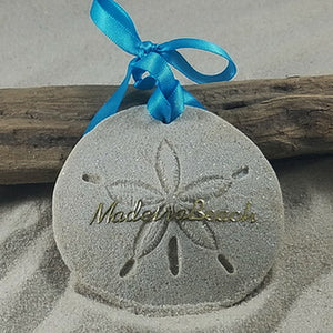 Madeira Beach Sand Dollar Sand Ornament