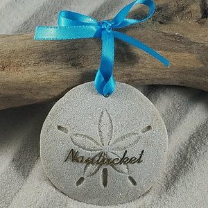 Nantucket Sand Dollar Sand Ornament