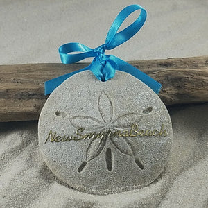 New Smyrna Beach Sand Dollar Sand Ornament