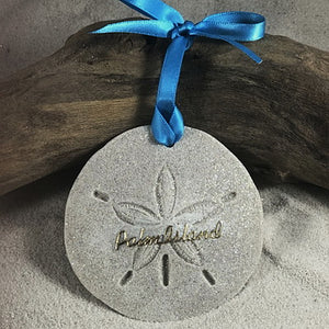 Palm Island Sand Dollar Sand Ornament