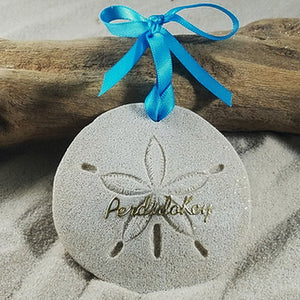 Perdido Key Sand Dollar Sand Ornament