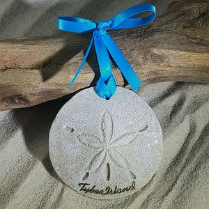 Tybee Island Sand Dollar Sand Ornament