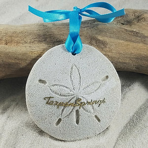 Tarpon Springs Sand Dollar Sand Ornament