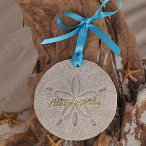 Atlantic City Sand Dollar Ornament