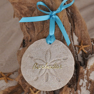Barbados Sand Dollar Ornament