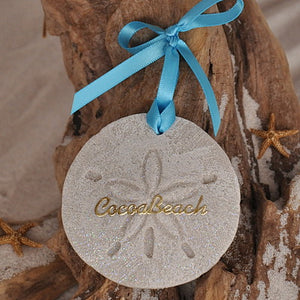 Cocoa Beach Sand Dollar Ornament