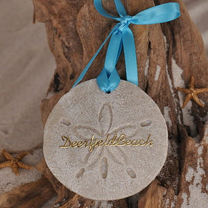 Deerfield Beach Sand Dollar Ornament