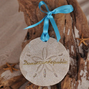 Dominican Republic Sand Dollar Ornament