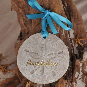 Puerto Rico Sand Dollar Ornament
