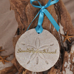 South Padre Island Sand Dollar Ornament