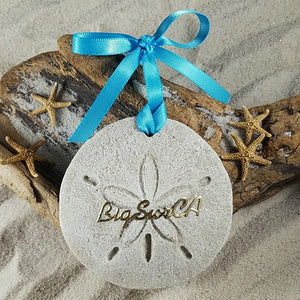 Big Sur Sand Dollar Sand Ornament