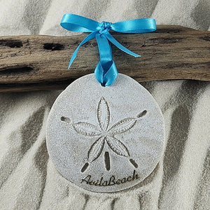 Avila Beach, California Sand Dollar Sand Ornament