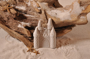 SAND CASTLE ORNAMENT, SAND CASTLE, SAND ORNAMENT, TROPICAL SEASIDE ORNAMENT, COASTAL BEACH GIFT, MADE IN FLORIDA, BEACH LOVER GIFTS, BEACH SAND KEEPSAKES, VACATION SOUVENIR, GIFT SHOP OWNERS, PROMOTIONAL ITEMS, PARTY FAVOR, SPECIAL EVENT, COLLECTIBLES, HAND-CRAFTED, FUNDRAISER, BRIDAL SHOWER FAVORS, DESTINATION WEDDING, BEACH WEDDING FAVORS