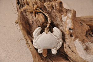 CRAB ORNAMENT, SAND ORNAMENT, TROPICAL SEASIDE ORNAMENT, COASTAL BEACH GIFT, MADE IN FLORIDA, BEACH LOVER GIFTS, BEACH SAND KEEPSAKES, VACATION SOUVENIR, GIFT SHOP OWNERS, PROMOTIONAL ITEMS, PARTY FAVOR, SPECIAL EVENT, COLLECTIBLES, HAND-CRAFTED, FUNDRAISER, BRIDAL SHOWER FAVORS, DESTINATION WEDDING, BEACH WEDDING FAVORS