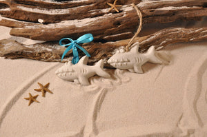 SHARK ORNAMENT, SHARK SAND ORNAMENT, TROPICAL SEASIDE ORNAMENT, COASTAL BEACH GIFT, MADE IN FLORIDA, BEACH LOVER GIFTS, BEACH SAND KEEPSAKES, VACATION SOUVENIR, GIFT SHOP OWNERS, PROMOTIONAL ITEMS, PARTY FAVOR, SPECIAL EVENT, COLLECTIBLES, HAND-CRAFTED