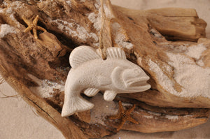 GROUPER FISH, BASS FISH, FISHERMAN, FISH ORNAMENT, SAND ORNAMENT, TROPICAL SEASIDE ORNAMENT, COASTAL BEACH GIFT, MADE IN FLORIDA, BEACH LOVER GIFTS, BEACH SAND KEEPSAKES, VACATION SOUVENIR, GIFT SHOP OWNERS, PROMOTIONAL ITEMS, PARTY FAVOR, SPECIAL EVENT, COLLECTIBLES, HAND-CRAFTED, FUNDRAISER