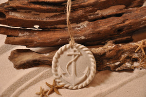 ANCHOR ORNAMENT, SAND ORNAMENT, TROPICAL SEASIDE ORNAMENT, COASTAL BEACH GIFT, MADE IN FLORIDA, BEACH LOVER GIFTS, BEACH SAND KEEPSAKES, VACATION SOUVENIR, GIFT SHOP OWNERS, PROMOTIONAL ITEMS, PARTY FAVOR, SPECIAL EVENT, COLLECTIBLES, HAND-CRAFTED, FUNDRAISER