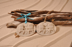 BEACH CHAIRS ORNAMENT, ADIRONDACK CHAIRS, SAND ORNAMENT, SUNSET, TROPICAL SEASIDE ORNAMENT, COASTAL BEACH GIFT, MADE IN FLORIDA, BEACH LOVER GIFTS, BEACH SAND KEEPSAKES, VACATION SOUVENIR, GIFT SHOP OWNERS, PROMOTIONAL ITEMS, PARTY FAVOR, SPECIAL EVENT, COLLECTIBLES, HAND-CRAFTED, FUNDRAISER, BRIDAL SHOWER FAVORS, DESTINATION WEDDING, BEACH WEDDING FAVORS