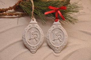HARK THE HERALD ANGELS SING, HARP ANGEL HOLIDAYS ORNAMENT, CHRISTMAS, XMAS, HOLIDAY GIFT, SEASIDE CHRISTMAS, CHRISTMAS ORNAMENT, SEASONAL DÉCOR, HOLIDAY ORNAMENT, SAND ORNAMENT, TROPICAL SEASIDE ORNAMENT, COASTAL BEACH GIFT, MADE IN FLORIDA, BEACH LOVER GIFTS, BEACH SAND KEEPSAKES, VACATION SOUVENIR, GIFT SHOP OWNERS, PROMOTIONAL ITEMS, PARTY FAVOR, SPECIAL EVENT, COLLECTIBLES, HAND-CRAFTED, FUNDRAISER