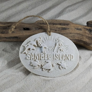 Sanibel  Island Memories Sand Ornament (#364)