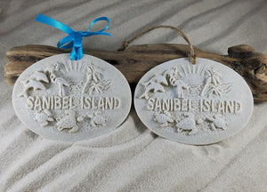 Sanibel  Island Memories Sand Ornament (#364)